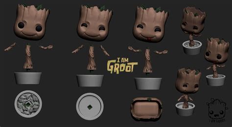 groot thingiverse|groot 3d model free download.